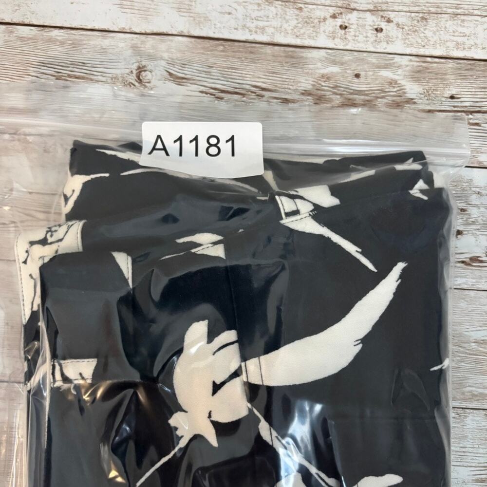 Vtg Ralph Lauren Pant Womens 18W Artsy Floral Asian Mid Rise Tapered Trouser 90s - Picture 12 of 12